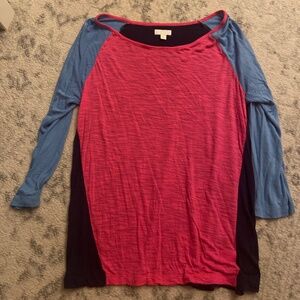 3/4 length sleeve tee
